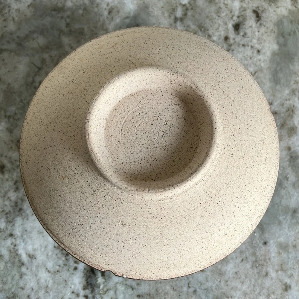 Vintage Stoneware Pottery Ash Tray/Incense Holder/Trinket Dish
